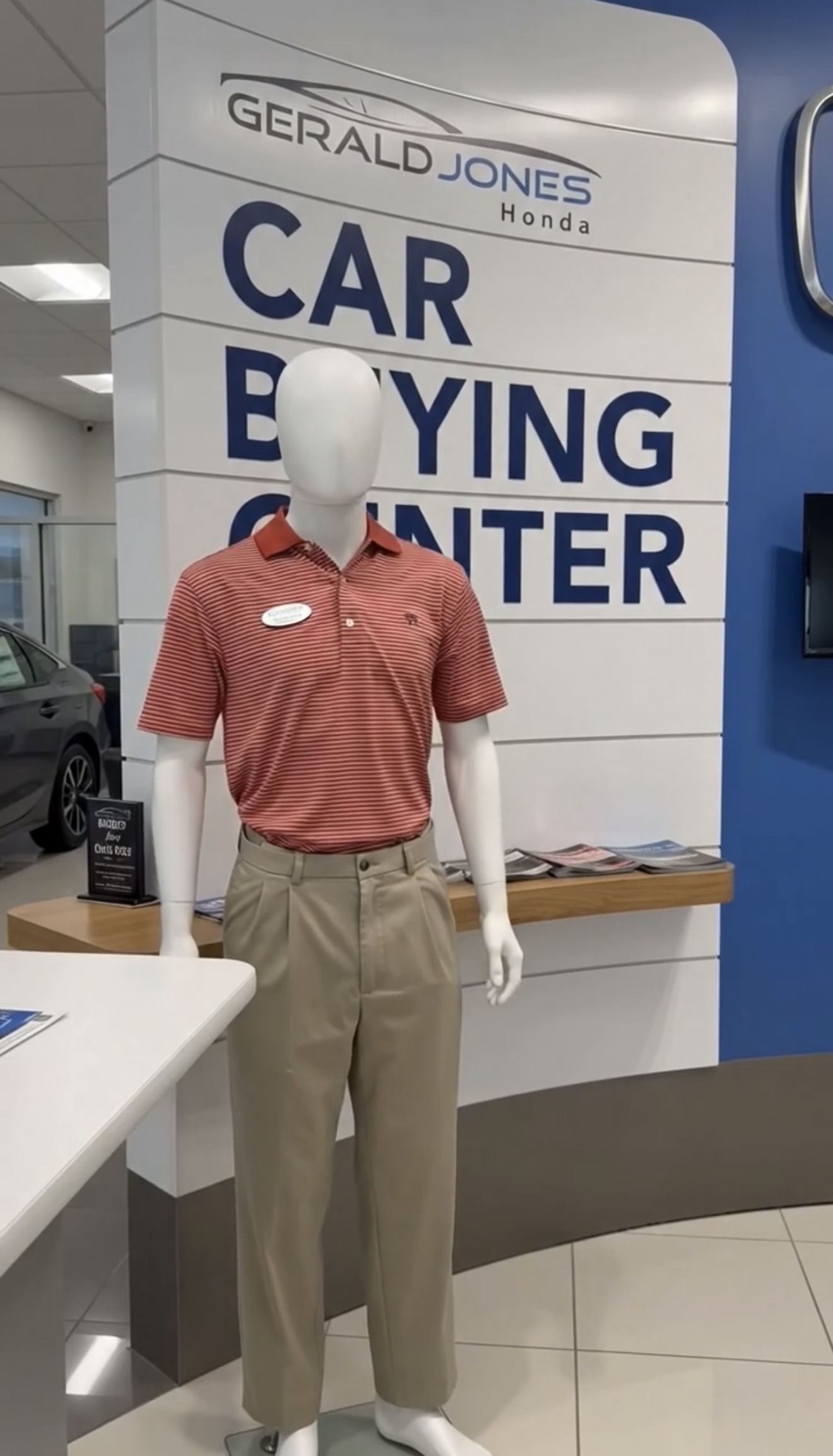Manny Quinn at the Gerald Jones Honda Buying Center